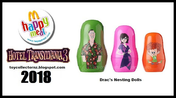 McDonalds Hotel Transylvania 3 Toys 2018 - Drac's Nesting Dolls happy meal toy