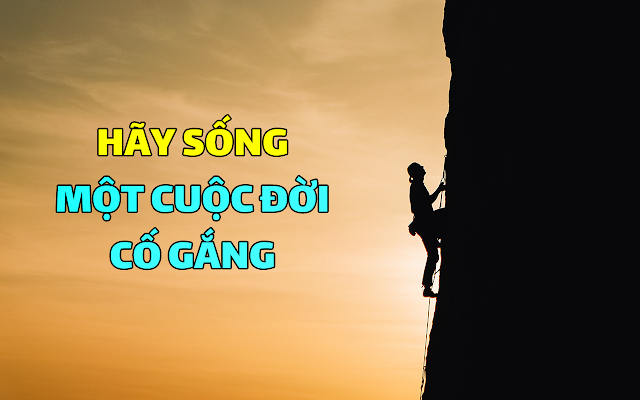 TẠI SAO PHẢI CỐ GẮNG? - Hãy đọc bài này mỗi ngày bạn nhé!