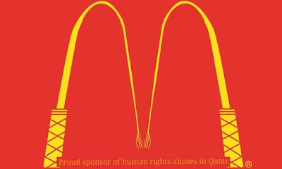 FIFA, anti-logos corporativos, McDonalds