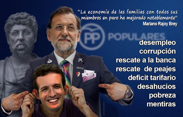 Mariano Rajoy ha destruido la economía española y el estado de bienestar.