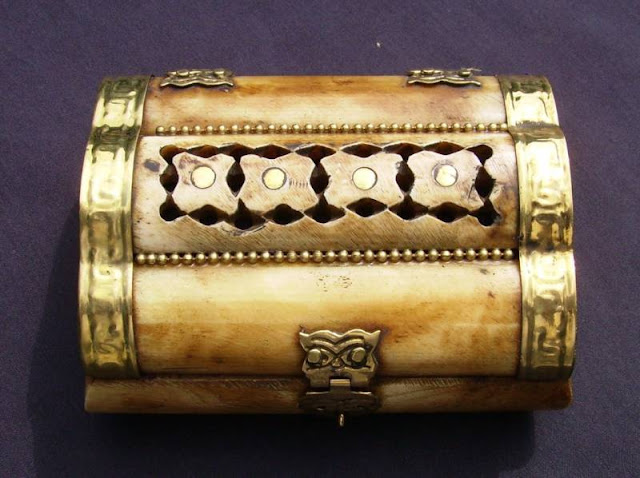 Indian Bone Jewellery Box 