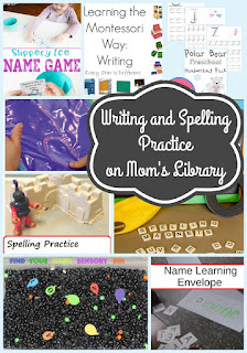 Writing and Spelling Practice on Mom's Library