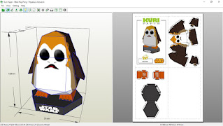 Kuri Paper - Pop Mini Funko Porg Star Wars Papercraft