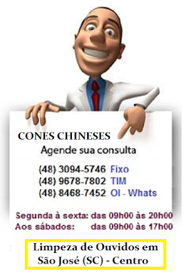 Limpeza de Ouvidos com a terapia dos Cones Chineses no centro de São José SC (48) 3094-5746