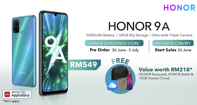 Honor 9A Promotions