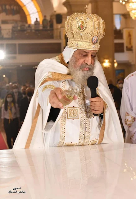 البابا تواضروس يدشن كاتدرائية بشائر الخير ٣ بالإسكندرية