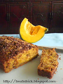 Chocolate Sprinkle Pumpkin Bread Recipe  @ http://treatntrick.blogspot.com
