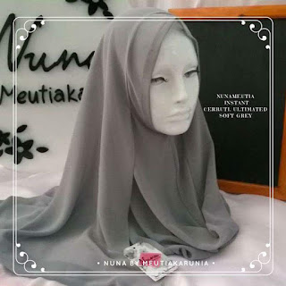 hijab nunameutia instan soft grey