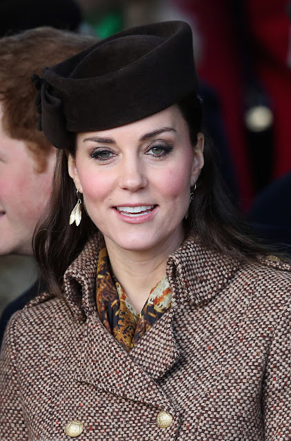 Kate Middleton attends Christmas Day Service