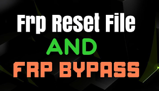 Symphony R30 MTK FRP Reset File