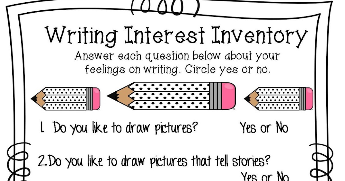 Curious Firsties: Interest Inventory...... FREEBIE