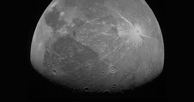 The Hubble Telescope first detected water vapor on Jupiter's moon Ganymede