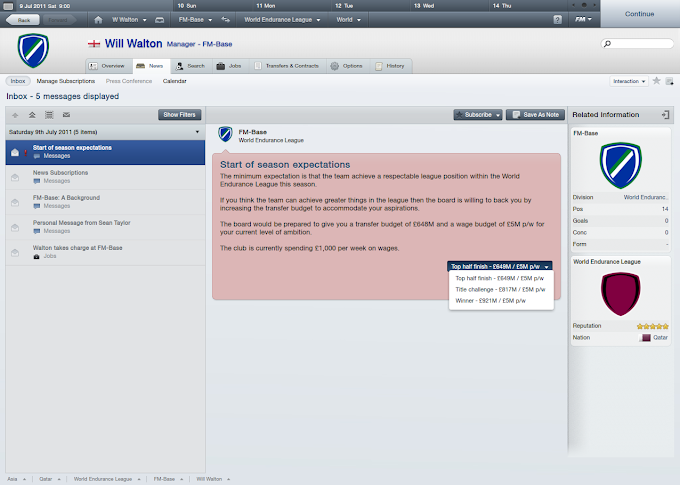 FM-Base £1,000,000,000 Endurance Challenge