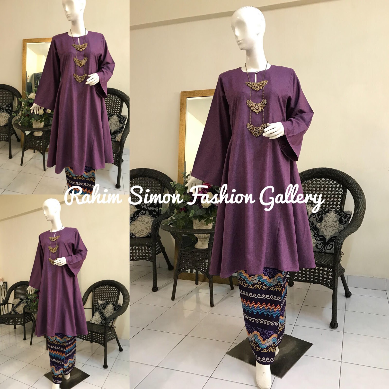 Pemborong Pakaian Baju  Kurung  Johor  Riau Tradisional Klasik