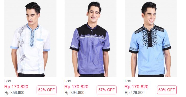 Yuk Bandingkan Harga Baju Koko LGS VIP Plaza Zalora 