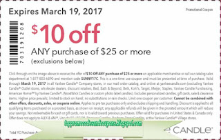Free Printable Yankee Candle Coupons