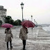 Ποτάμια οι δρόμοι από τη βροχή στη Βόρεια Ελλάδα