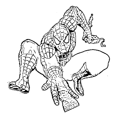 Spiderman Coloring Sheets on Coloring  Spiderman Coloring Pages
