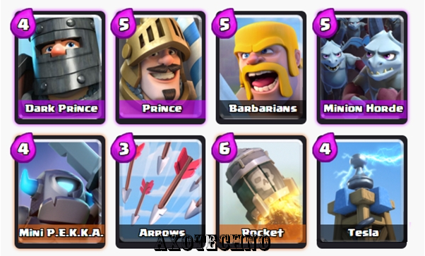 Susunan Battle Deck Terbaik Pada Arena 7 Clash Royale