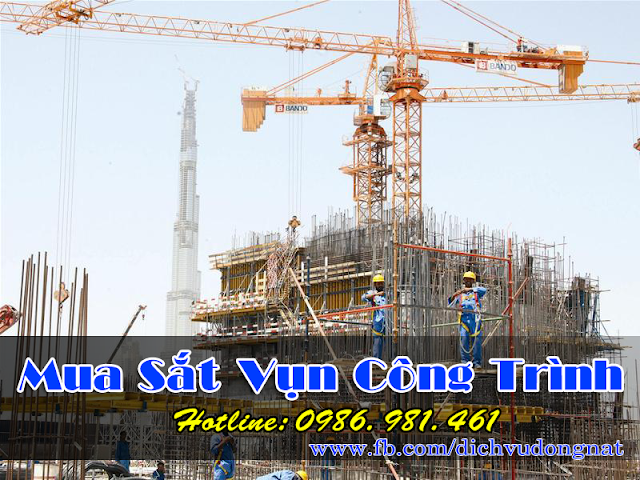 mua sat thep cong trinh tai dong da