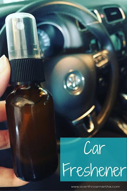 #DIY car freshener with #essentialoils. This makes my car smell amazing! 