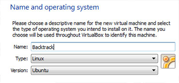 Backtrack on Virtualbox