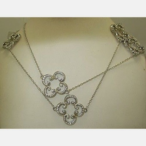 Crystal Necklaces Artificial Necklaces Silver Necklaces 