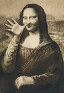 funny face mona lisa