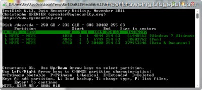 test disk screenshot 6