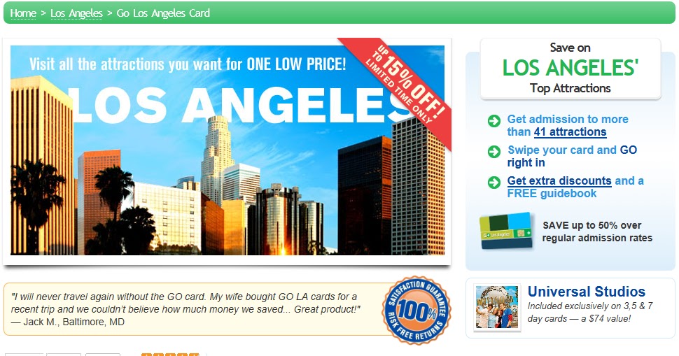 Go Los Angeles Card Creo Mi Viaje