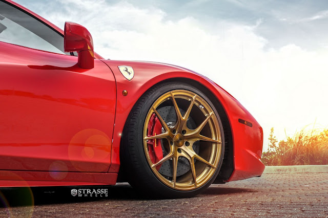 2012 Ferrari 458 Italia on Strasse Wheels - #Ferrari #Italia #Strasse #Wheels #tuning #supercar