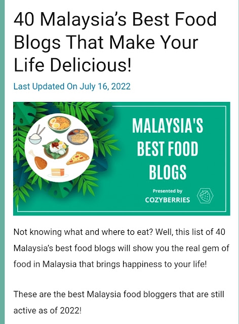 best malaysia's food blogger