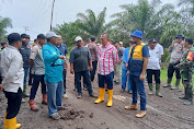 Pastikan Kondisi Jalan Poros Kecamatan Air Salek, Pj Bupati Tinjau Langsung