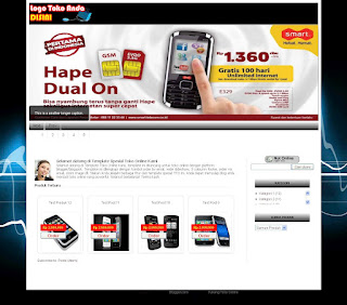 Template Toko Online Blogger Special