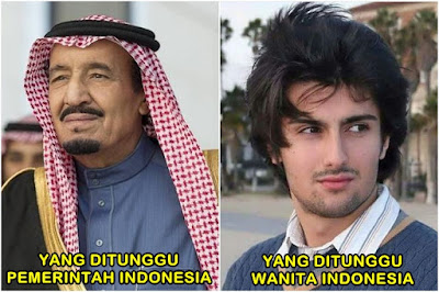 9 Meme 'Raja Salman' Ini Ikut Meramaikan Kedatangannya Ke Indonesia