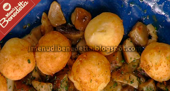 Crocchette di Patate con Funghi di Benedetta Parodi