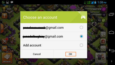 Cara Memainkan  Akun Clash Of Clans Coc Di Smartphone Android