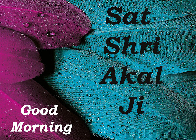 Sat Shri Akal Ji Good  Morning