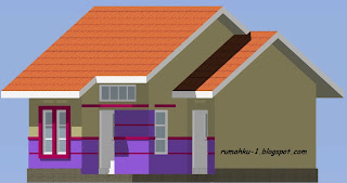 rumah minimalis denah rumah type 45/135