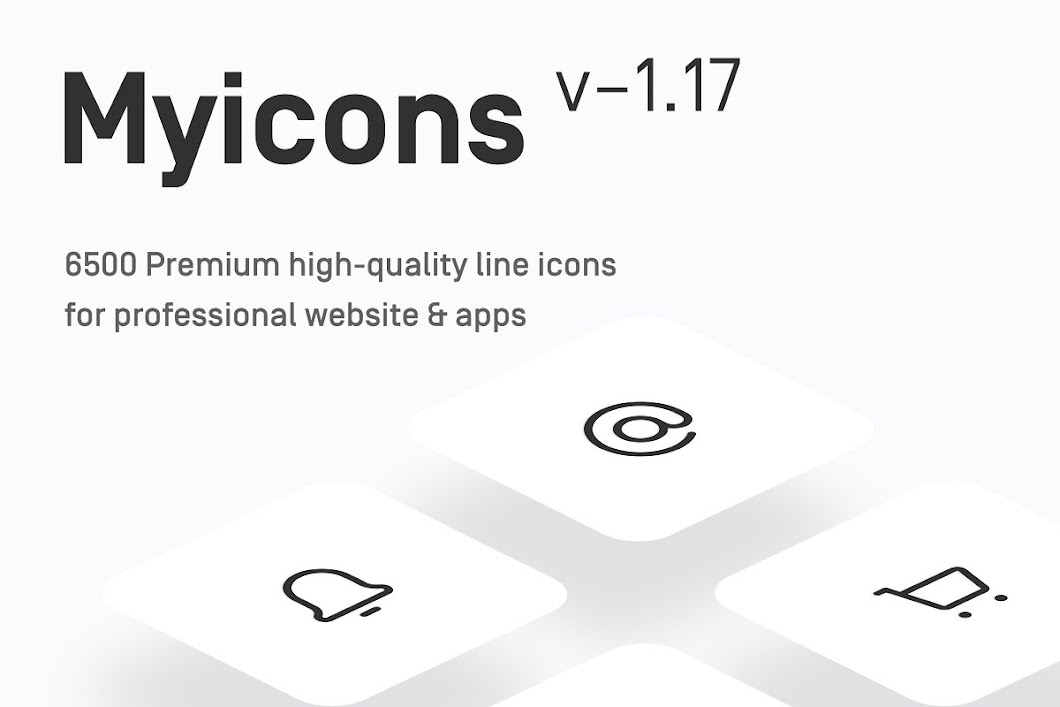 Etsy Myicons - Premium Vector line Icons cut files for your personal DIY projects