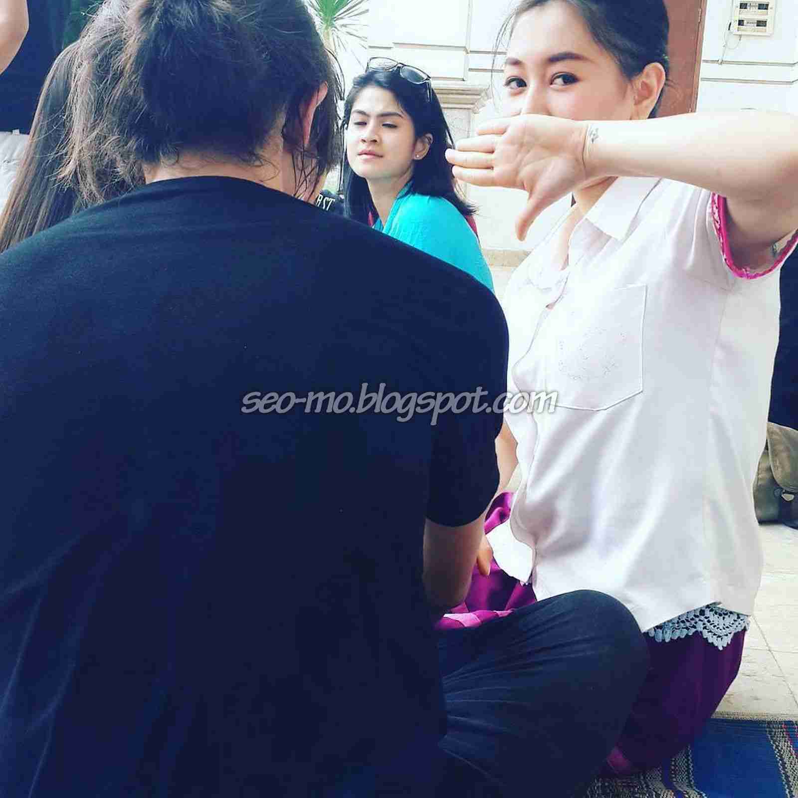 Foto Kathy Indera dan Hana Saraswati Syuting Anak Jalanan