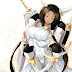 Swords Girl Black Hair Horn d7