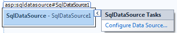 Configure SqlDataSource control