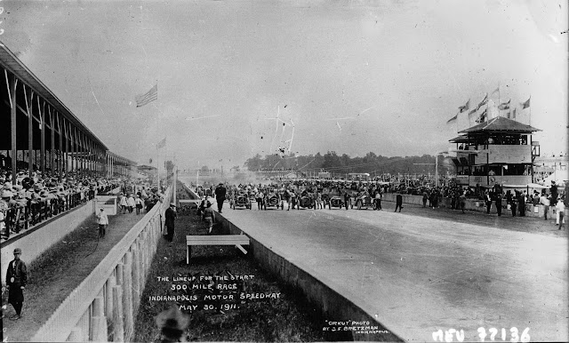 Fotografías de las primeras carreras de automóviles