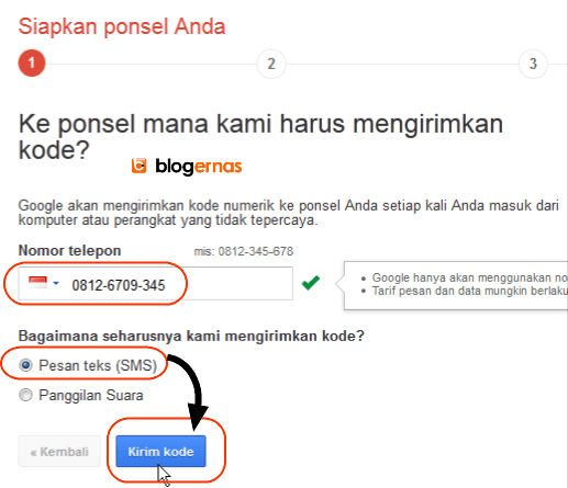 Cara Verifikasi Gmail 2 Langkah dengan HP