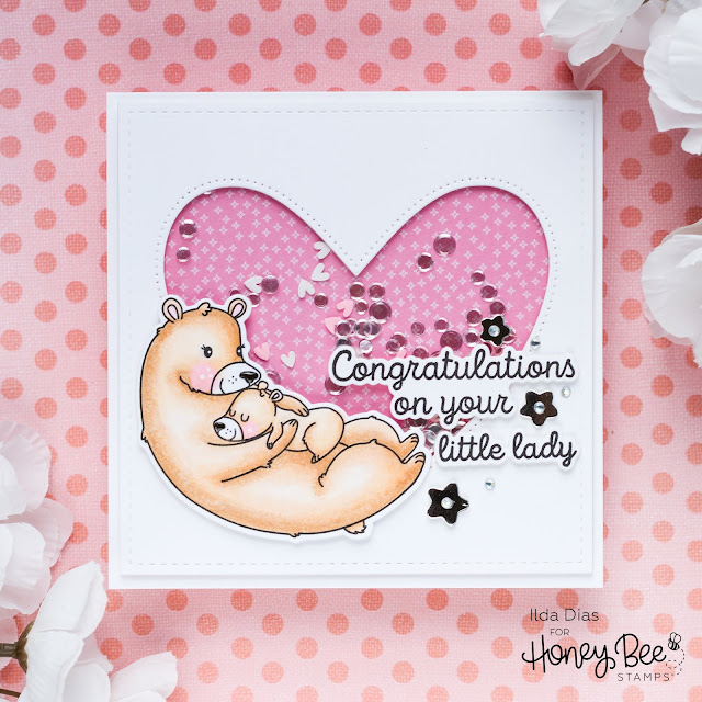 Welcome, Baby Shaker Cards, Honey Bee Stamps, Card Making, Stamping, Die Cutting, handmade card, ilovedoingallthingscrafty, Stamps, how to, 