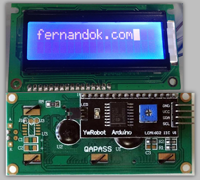 Display LCD 16x2 Serial com módulo i2c 