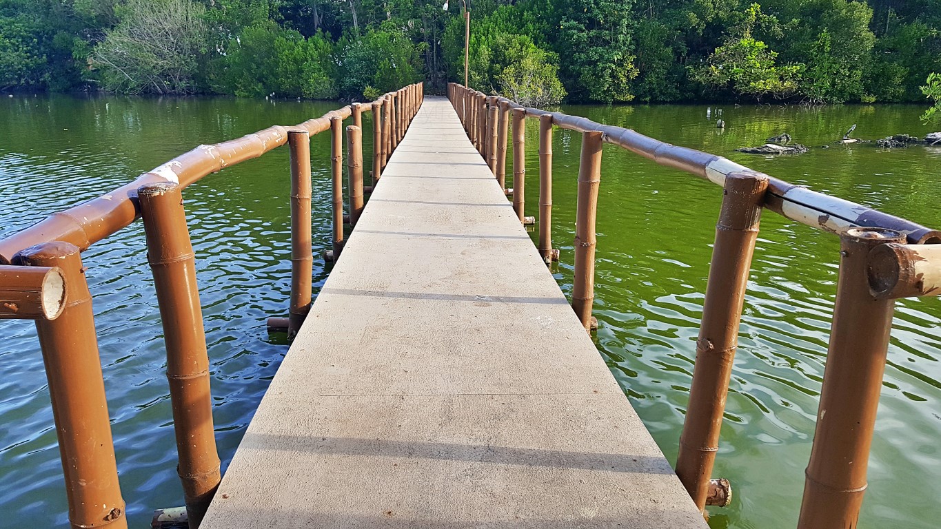 lake at Isla Jardin Del Mar Resort in Glan, Sarangani