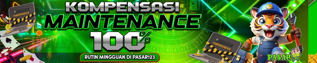 MAINTENANCE?? TENANG PASAR123 KASIH BONUS 100% BUAT KALIAN
