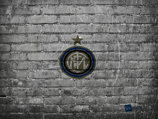FC Inter Logo on Brick Wall HD Wallpaper